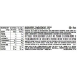 Clif BLOKS Energy Chews 60g Black Cherry -Camelbak Camp Shop 0035527 shot energy blocks black cherry