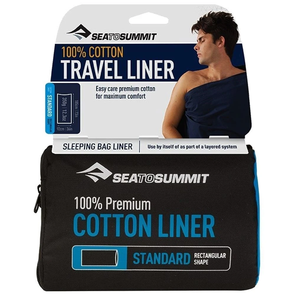 Sea To Summit 100% Cotton Travel Liner − Standard Rectangular 4 Sea To Summit 100% Cotton Travel Liner − Standard Rectangular - Image 4