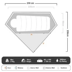 Atom Hiking Tent -Camelbak Camp Shop 1201435