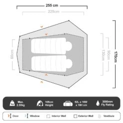 Howqua 2 Hiking Tent -Camelbak Camp Shop 1202058