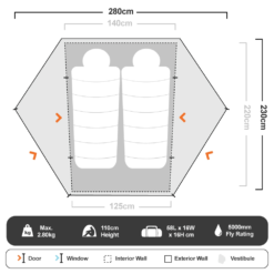 Zeus Hiking Tent -Camelbak Camp Shop 1202525