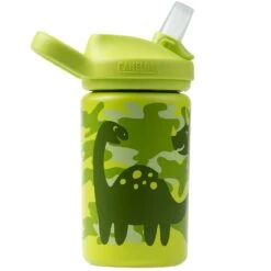 Camelbak Eddy+ Kids Stainless Steel Single Wall Bottle 400ml -Camelbak Camp Shop 1250358 eddy kids stainless steel bottle 400ml dino camo