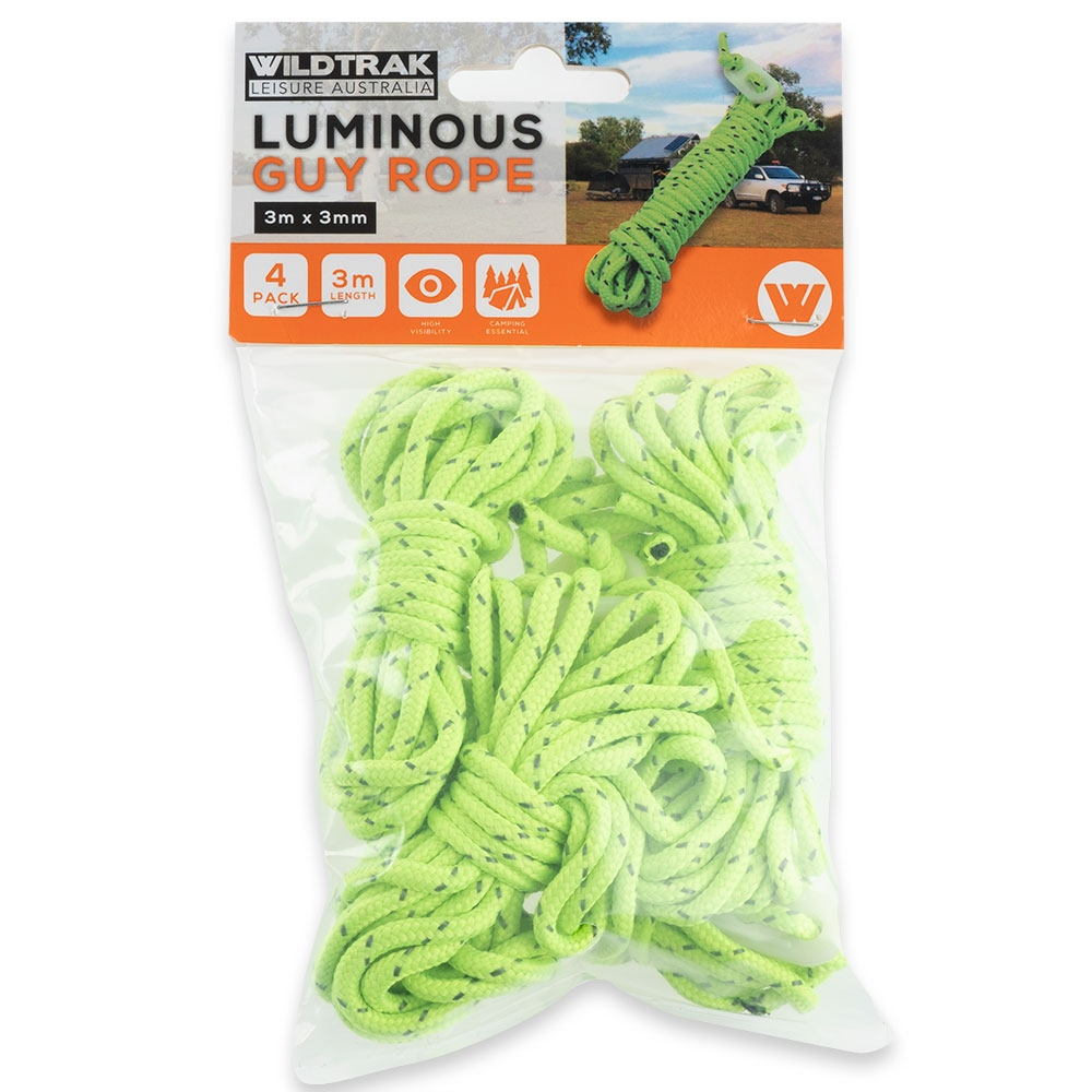 Luminous Guy Rope 4Pk 1 Luminous Guy Rope 4Pk