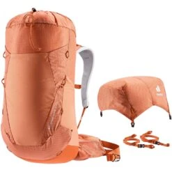 Deuter Aircontact Ultra 45 + 5 SL Backpack 22 Deuter Aircontact Ultra 45 + 5 SL Backpack -Camelbak Camp Shop 1267031 aircontact ultra 45 plus 5 sl backpack sienna paprika