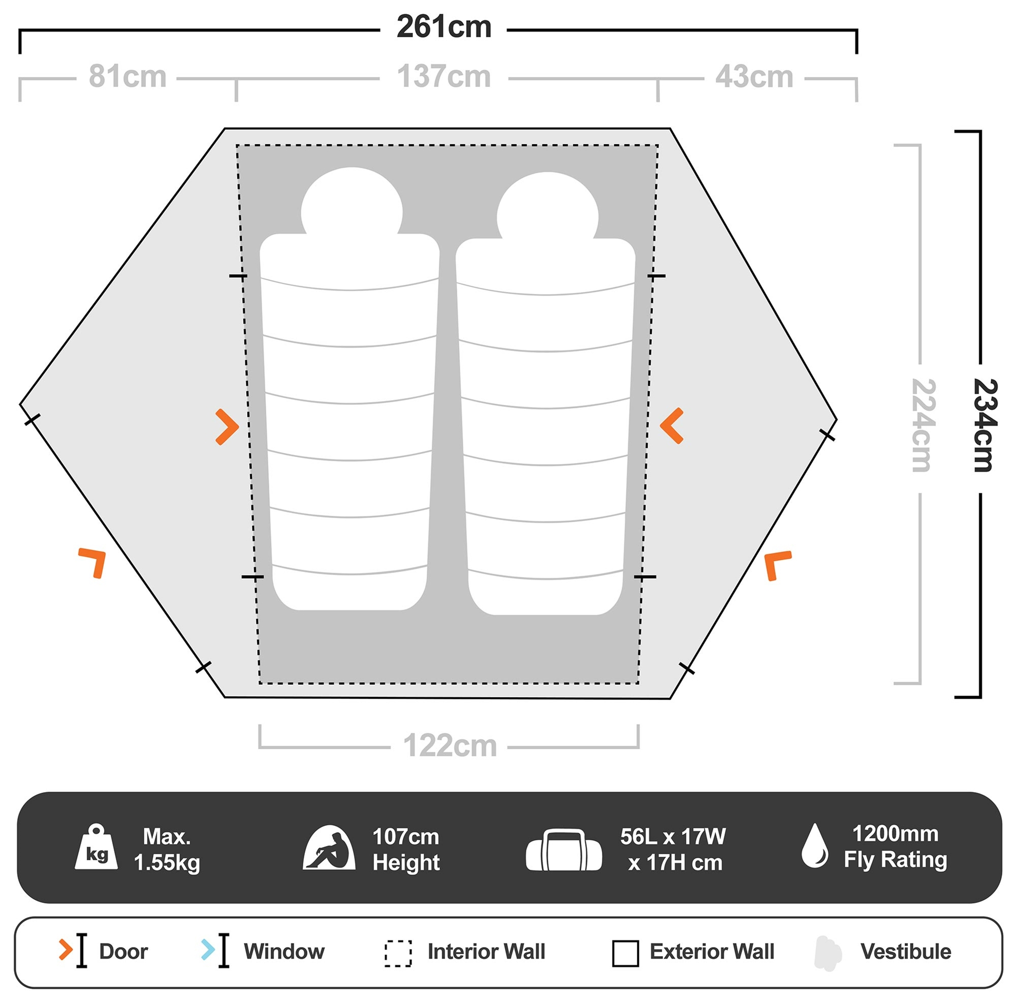 Marmot Tungsten Ultralight 2−Person Tent 11 Marmot Tungsten Ultralight 2−Person Tent - Image 11