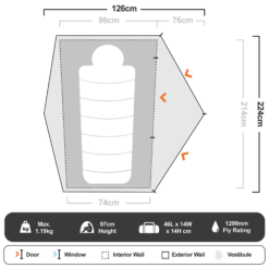 Marmot Tungsten 1−Person Tent 11 Marmot Tungsten 1−Person Tent -Camelbak Camp Shop 1274360