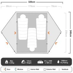 Marmot Catalyst 3−Person Tent -Camelbak Camp Shop 1274368