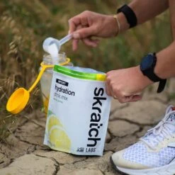 Skratch Labs Hydration Drink Mix 440g Lemon & Lime 20 Serve -Camelbak Camp Shop 1275753 skr sport hydration drink mix 400g resealable pouch lemons limes