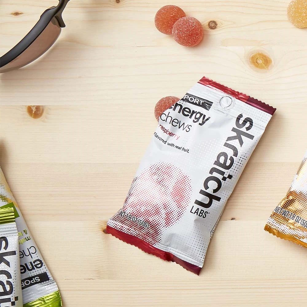 Skratch Labs Energy Chews Sport Fuel 50g Raspberry 3 Skratch Labs Energy Chews Sport Fuel 50g Raspberry - Image 3