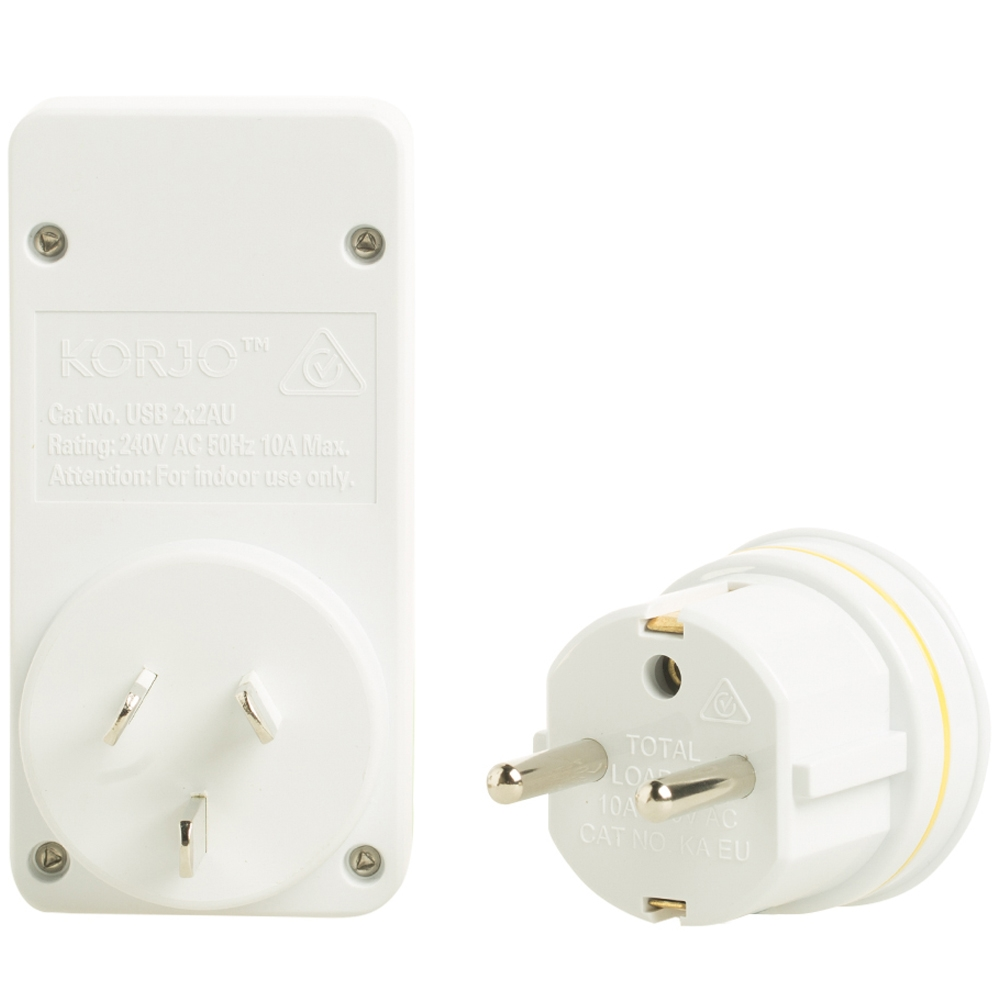 USB Adaptor − Europe 2 USB Adaptor − Europe - Image 2